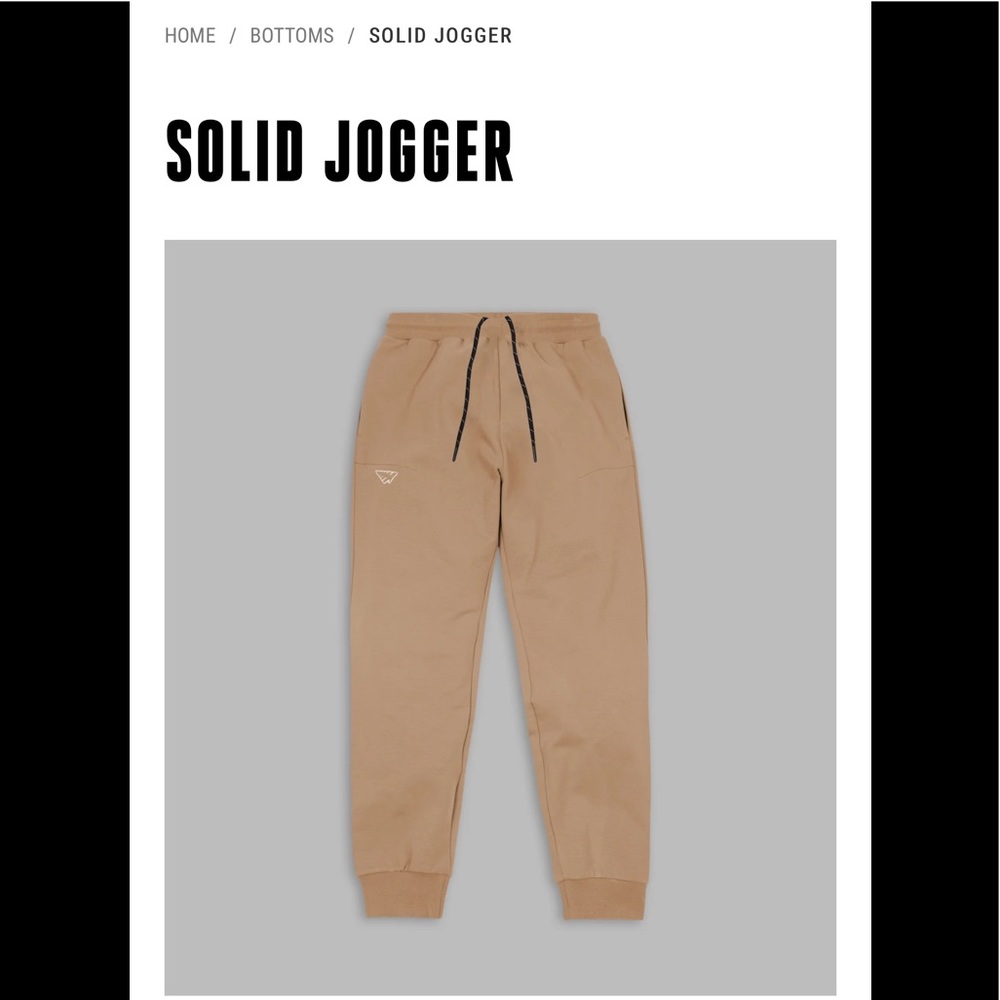 Men’s Paper Planes Solid Jogger XL